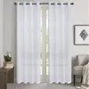 Curtain & Drapes Multi Color Simple Tulle Curtains For Living Room Bedroom Kitchen Divider White Yellow Blue Pink Sheer Voile