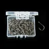 Anzuelos de pesca Deportes al aire libre 1000Pcs10Box 10 tamaños 312 Black Ise Hook Anzuelos de púas de acero con alto contenido de carbono Pe Dhyjq8792111