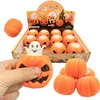 Halloween Pumpkin Squeeze Cups Toy Fidget Squishy Vent Vent Mouse Ghost Squirrel Cup Soft Decompression Toys Push Cute Toys Stress Relief M4181