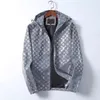 designer men's jacket windbreaker long-sleeved floral hoodie clothing zipper jacket outerwear plus size clothes M-3XL