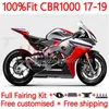 OEM Body +Tank für Honda CBR 1000 CBR1000 RR CC 1000CC 17-19 Bodywork 13no.2 CBR1000CC CBR1000RR 17 18 19 CBR 1000RR 2017 2018 2019 Injektionsformabzug grau rot