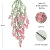 Eucalyptus artificiel Garland Wreaths Greenery Fake suspension de vigne Ivy Leave Home Kitchen Garden Bureau Mur Shelf Decor