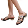 Sandalet Siyah düz deri Kadınlar İçin Siyah Deriler Chunky Topuk Yüksek Balık Ağız Kadınları Konfor Boyutu 9.5Sandals