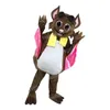 Halloween bat mascotte kostuum hoogwaardige cartoon pluche dier anime thema karakter volwassen maat kerst carnaval fancy jurk