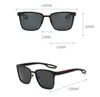 Lunettes de soleil de concepteur pour hommes Femmes Lunettes de soleil de luxe UV400 Cadre carré plaqué Marque Rétro Lunettes de mode polarisées de haute qualité en option avec boîte 6 couleurs