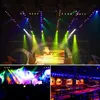 Professional Stage Lights 12 LED RGBW Mixed Effect Up Lights with Remote Control DMX 512 Sound Activated Light LED Disco DJ Par Light for Party Club Wedding