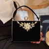 Модная женская сумка с бриллиантовым обедам платье Cheongsam Chain Sumbag Lady's Handsed Celebrity Bag 220615
