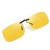 Mode Clip-on Lunettes de soleil sans monture Hommes Femmes Flip Up Lunettes polarisées Vision nocturne Lentilles photochromiques Conduite Nuances de pêche pour lunettes de prescription