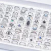 100pcs wiele zabytkowe srebrne bohemia vintage pierścienie etniczne kobiety moda luksus urok prezentów świątecznych akcesorium biżuterii cała 4656523