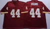 Seltener Sammy Baugh Football Jersey Joe Theismann Doug Williams Sean Taylor Darrell Grün Rot Weiß Retro Football Trikots Nähte Herren