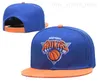 Cappellini da basket Snapback regolabili Julius Randle RJ Barrett Derrick Rose Cappello lavorato a maglia aderente Sport lavorato a maglia Casquette Lettere Sun Hip Hop Nero Blu Grigio Estate