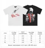 22ss Designer lones Deil mens T shirt high street hip-hop skull head row skeleton printing loose European and American tops S-XL