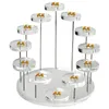 Hooks & Rails Fashion Jewelry Stand Earring Ring Bracelet Necklace Acrylic Holder Display Watch Storage Organizer Showcase DisplayHooks