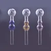 Cachimbos grandes grandes para queimador de óleo de vidro pirex Tubo de pirex grosso Banger Nails Cachimbos para fumar com bola de 30 mm Mais barato 2 peças