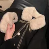여자 재킷 가을 겨울 코트 여성 2022 한국 패션 옷깃 모방 양고기 재킷 느슨