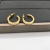 Женские обручи дизайнерские ювелирные ювелирные бриллианты золотые серьги букв аксессуары