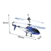 S107G RC Helicopter 3CH Lega Elicottero Quadcopter Giroscopio incorporato Elica a due piani Con torcia Airpale 220321