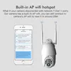 HD 1080P WIFI IP Camera Wireless Outdoor CCTV PTZ Smart Home Security IR Cam Automatic Tracking Alarm 10 LED Waterproof Phone Remo212m