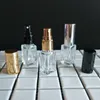 5ml quadrado n￩voa fina spray vidro perfume garrafa de viagem port￡til cont￪iner de fragr￢ncia port￡til
