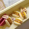 cheese hot dog plush pendant bag pendant cute doll keychain