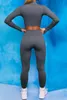 Summer Slim Yoga Outfits Sexy Tight-fitting Moisture-wicking Long-sleeved Outdoor Apparel Sports Quick-drying Sports Fitness Wear