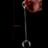 big glass ball chain anal beads butt plug sextoys large vagina anal balls buttplug bolas crystal clear glass anus plugs sex toys Y9692221