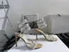 Rene Caovillas Pumps Sandals Designer Margot Chandelier Jewel Women Elegant Crystal Snake Ankle Fashion High Heels 35-40