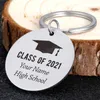 Klasa prezentu ukończenia studiów 2022 Oryginalne BEZPIECZEŃSTWO BEZPŁATNE Grawerowanie Prezent Prezent dla Key Master Student High School Master