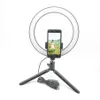 Pography LED Selfie Ring Light 10inch PO Camera Camera Light مع Tripod Stand for Tik Tok VK Youtube Live Makeup C100255O