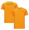 Camiseta de corrida de Fórmula 1 F1 Team Driver Camisetas Verão Fahion O-Neck Quick Dry Mangas Curtas Camisetas Esporte Extremo Camisa Respirável