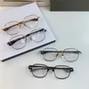 Nouveau design de mode hommes lunettes optiques VERS TWO K or cadre rond vintage style simple lunettes transparentes de qualité supérieure lentille claire rétro délicat lunettes