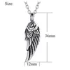 Angel Wing Ash Pendant Cremation Jewelry Stainless Steel Keepsake Urn Necklace Y220523