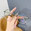 Sonnenbrille Mode Square Frame Lesebrillen Männer Frauen übergroße Hochdefinition Presbyopia Brille Diopter264e