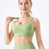 Lu-WX124 sous-vêtements dynamiques de couleur sportive pour femmes, résistant aux chocs, froncé, soutien-gorge de yoga pour femmes, veuillez vérifier le tableau des tailles