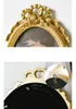 Vintage Aesthetic Resin Photo Frames Royal Court Style Embossed Picture Frame Home Ornaments