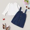 Fashion Kids Clothes Girls 2piece Summer Baby Girl Set Abbigliamento Set per bambini Little 220507