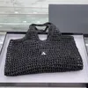 Women Summer Beach Straw Bags Designer Raffia Lova Lostt Counter Bag Womens Fiber Fiber Handbags Shopping Totes Holiday Travel Shopper