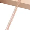 Band 510 Yards Gold Spitzenbesatz Kurve Stoff Nähen Tausendfüßler geflochten Hochzeit Handwerk DIY Kleidung Zubehör Home DecorRibbon5289420