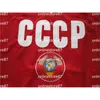 Nik1 Fetisov # 2 USSR CCCP Ryska Hockey Tröjor Vladislav Tretiak # 20 Kharlamov # 17 Replica Ryssland Broderad Retro Ice Jersey