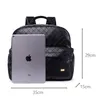 أكياس حفاضات Soboba Black Plaid Large Carty Diaper Bag Baby 220823