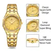 Orologi da polso MISSFOX Orologi da donna in oro 18 carati Top Orologio da polso femminile al quarzo impermeabile da donna con diamanti da laboratorio