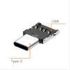 Mini Tip C OTG Adaptörleri Akıllı Telefon Verileri USB Flash USB Tip C OTG Connector Converter Fiş Adaptörü