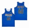 NCAA 스티치 영화 농구 유니폼 최고 품질 크렌 스하우 8 브라이언트 23 James 60 Nipsey 60 Hussle Jersey Mens 셔츠
