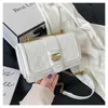 Bag women 2022 new trend messenger Korean version ins fashion leisure versatile chain small square women's bag 5TB1