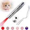 Interactive Cat Dog Toy Indoor Pet LED Pointer Toy Chaser Laser Pen Training Tool USB Charging Multiple Patterns UV Flashlight