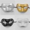 Platte hoed maskerade maskers mardi gras face masker venetiaans masker voor fancy jurk kostuum Halloween feest één maat fit het meest