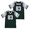 NA85 Vince Papale #83 Invincible Movie Jersey Green Football Jersey 스티치 크기 M-XXXL