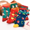 Household Sundries Woman Christmas Socks Funny Xmas Santa Claus Tree Snowflake Elk Snow Cotton Tube Crew Happy Sock Men New Year Funny Sokken