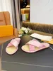 Luxo Desinger Slippers Moda Uvas Desconto Fino Flip Flip Brand Sapas Ladie Bege Sandals Flippers Flip Flop causal para feminino 36-45