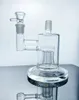 Hydratube bong de vidro base tubo de fumar de vidro água 1 perc GB-315